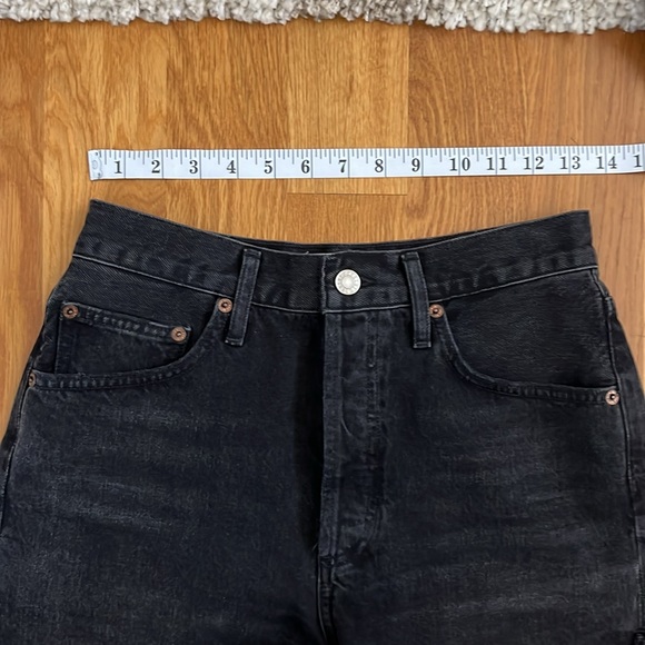 Agolde Dee Short, Black, Size 26 - Picture 9 of 10